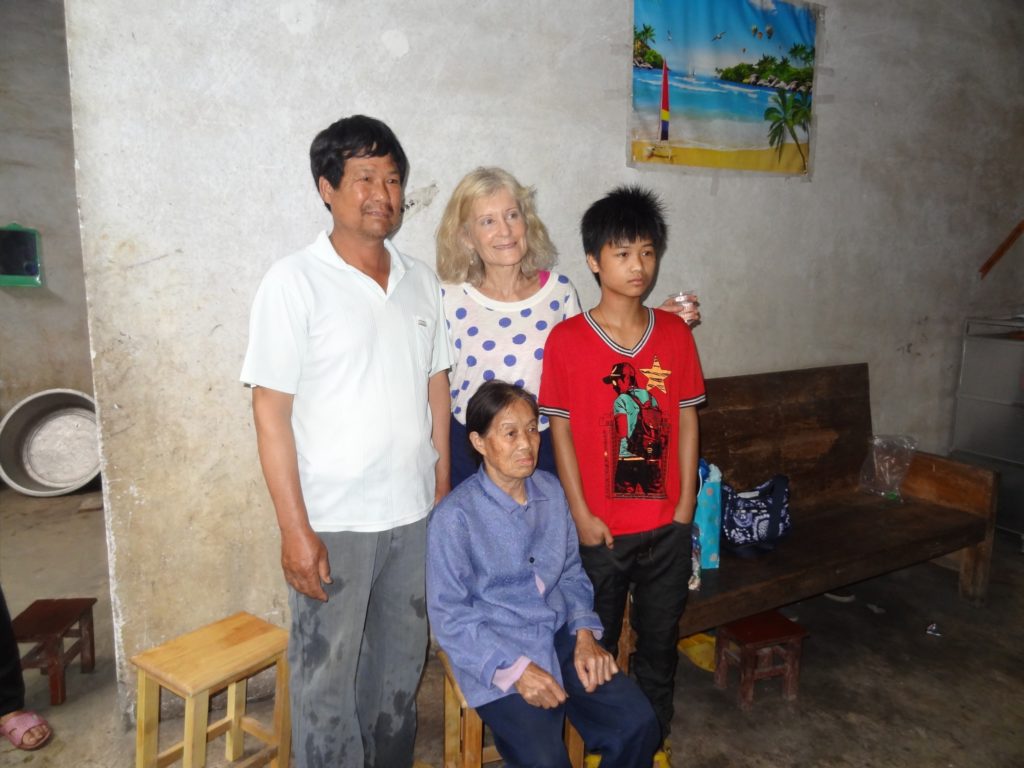 Zhao, uncle, grandmthr, me